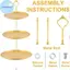 Khay đựng bánh inox 2 / 3 lớp Pufangbliss, Bánh, Đĩa ốc sên, Sinh nhật, Tiệc cưới Món tráng miệng, Bàn trưng bày món tráng miệng VN