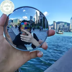 Gương du lịch lồi di động PUSKY - Phản chiếu góc rộng, chụp ảnh hợp đồng Gương Selfie Mini dành cho người sáng tạo nội dung & quà tặng du lịch VN