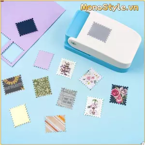 MONOSTYLE Stamp Border Punch, Máy dập nổi tem tiết kiệm nhân công thủ công, Embosser Tem di động tinh tế Máy đục lỗ để thủ công giấy Scrapbooking