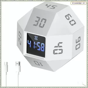 Hẹn giờ xoay 3 chế độ 11 cài đặt sẵn Màn hình nhỏ cho lớp học, nấu nướng Nghiên cứu năng suất Bộ hẹn giờ lật