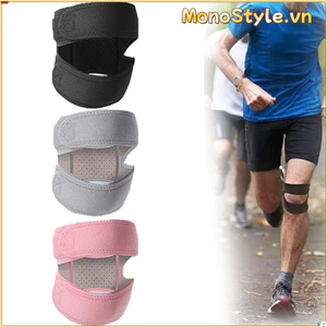 Nẹp đầu gối MONOSTYLE, Tay cầm đầu gối thể thao thoáng khí có thể điều chỉnh, Đầu gối tập thể dục chống trượt chống trượt chuyên nghiệp dành cho nam và nữ