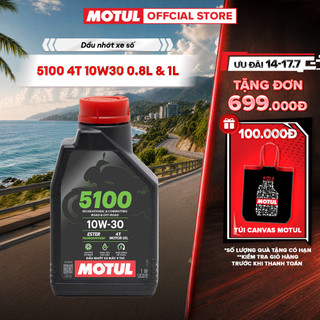 Dầu nhớt xe máy MOTUL 5100 4T 10W30 0.8L & 1L