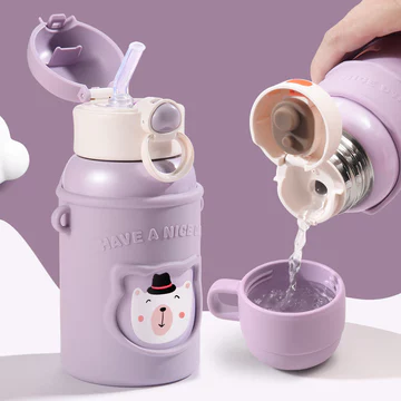 bình giữ nhiệt bình giữ nhiệt ly giữ nhiệt Trẻ Em Bình Giữ Nhiệt 316 Cấp Thực Phẩm Ống Hút Cốc Nước Trẻ Sơ Sinh Mẫu Giáo Học Sinh Tiểu Học Trường Học Đặc Biệt Bình Nước Chống Sốc
