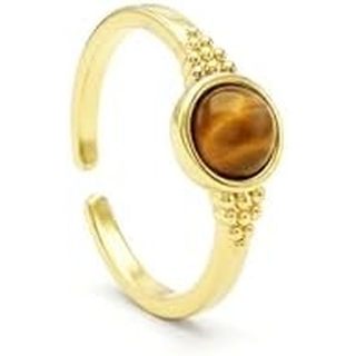Women's Gold-Plated Ring, adjustable by ycsyzqzg3.vn