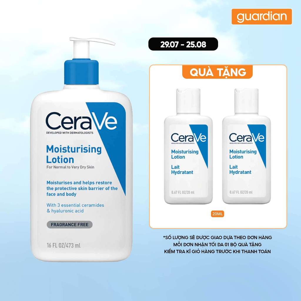 Sữa Dưỡng Ẩm CeraVe Moisturising Lotion Dành Cho Da Khô 473ml