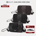 [TẶNG DÂY LƯNG 699K 8/8] Túi clutch nam da thật ELLY HOMME ECM23 túi cầm tay đeo chéo cao cấp thời trang — ảnh 1
