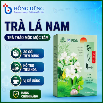 Trà Lá Nam Hộp 30 Túi Lọc Hỗ Trợ Giảm Cân, Giảm Mỡ, Mát Gan, Tốt Cho Tiêu Hóa Chống Lão Hóa