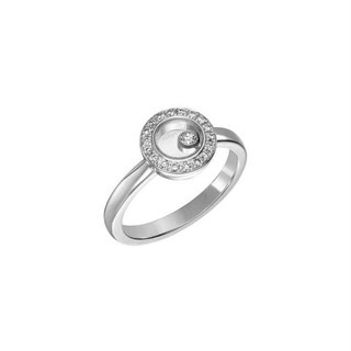 [Hàng có sẵn kèm hộp đóng gói trọn bộ] Nhẫn hạnh phúc Chopard Chopard Vàng hồng 18K Nhẫn trái tim hình trái tim tròn hình trái tim