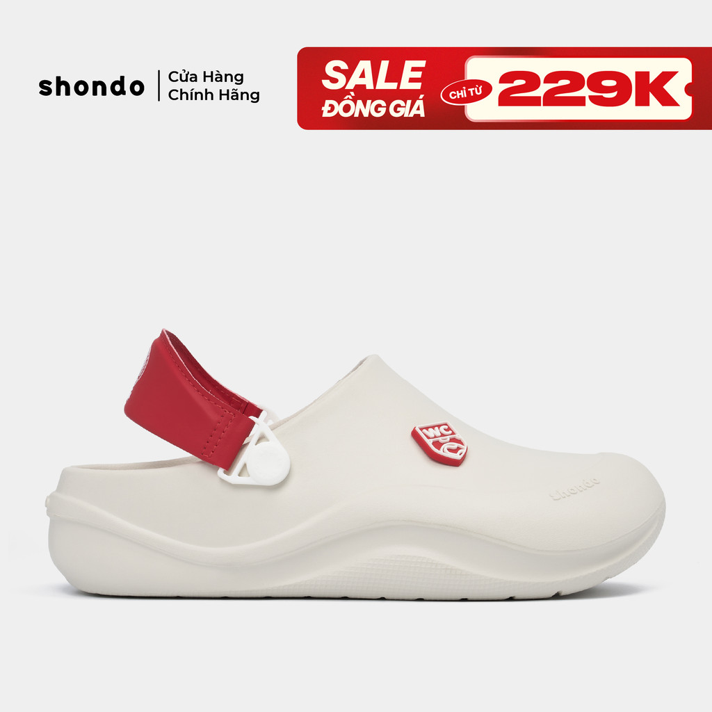 Dép sục Shondo Suke Clog màu be