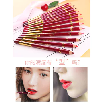 Lip Liner Sản phẩm chính hãng lâu trôi Không dễ nhòe Không dễ phai Đường xăm Định vị Bean Dán màu Son môi Nữ