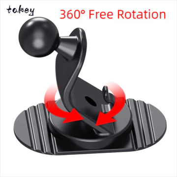 Giá đỡ điện thoại di động WITAK, Giá đỡ điện thoại ô tô đầu bi xoay 360 độ, Giá đỡ điện thoại ô tô an toàn đa năng Giá đỡ điện thoại di động trên ô tô Giá đỡ bảng điều khiển