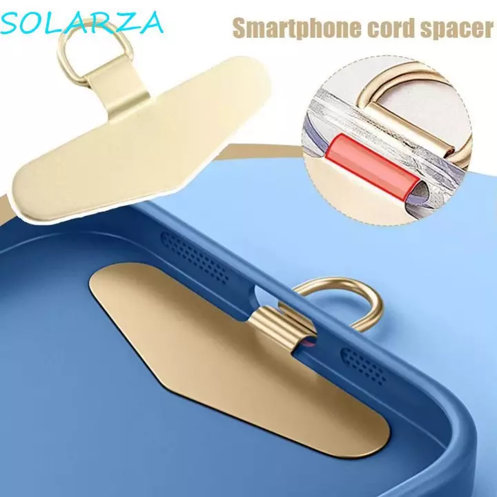 SOLARZA 5 Chiếc Khóa Dây Điện Thoại, Đầu Nối Dây Điện Thoại Mịn Kim Loại, Phụ Kiện Dây Điện Thoại Đa Năng Siêu Mỏng Chắc Chắn Dây Điện Thoại Tab Tất Cả Các Vỏ Điện Thoại