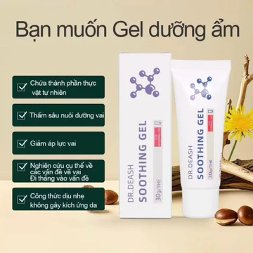 Gel Xoa Bóp Dr Deash Chính Hãng Hỗ Trợ massage Giảm Đau Gót Chân, Đau Vai, Thư Giãn Cơ Bắp, Chăm Sóc Khớp 30ml 1 COD