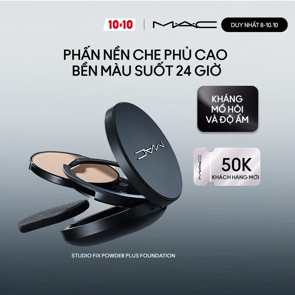 Phấn nền 2 trong 1 MAC Studio Fix Powder Plus Foundation | Sự kết hợp giữa kem nền và phấn phủ, kiểm soát dầu suốt 12H