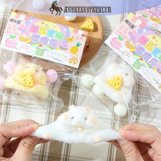 Onetimingfine Hoạt Hình Chuột Hamster Dễ Thương Vách Ngăn Chân Bóp Silicon Pinch Deion Giảm Căng Thẳng Cho Trẻ Em Quà Tặng VN