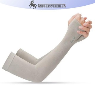 Onetimingfine Mùa Hè băng lụa chống nắng dài tay nam nữ, thoáng mát, chống tia UV, đi xe đạp, có vòng tay/ngón