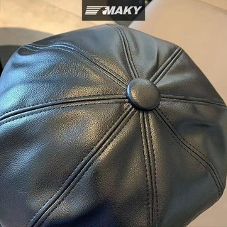 Newwellknownepic Nữ Thời Trang Beret Chắc Chắn Mũ Nồi Da Nghệ Sĩ Pháp Ấm Mũ Bò Nữ Mũ Bé Gái VN