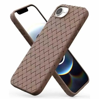 Ốp Điện Thoại Chống Sốc Họa Tiết Bện Cho IPhone 16E 16 15 14 13 12 Pro Max Plus Họa Tiết Lưới Silicon Thoáng Khí Làm Mát