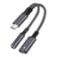 Bộ chuyển đổi âm thanh BTM USB C sang 3 5mm có khả năng sạc Âm thanh chính xác cho điện thoại thông minh Máy tính bảng Xung quanh ô tô