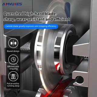 【Bảo hành】 Máy tuốt dây điện  1-25mm Máy tuốt dây điện để bàn máy tách dây đồng cầm tay -Bản nâng cấp AIMVUKES