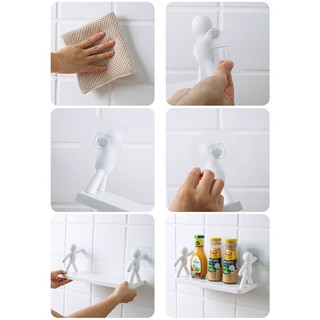 Kệ để đồ dán tường hình người - đa năng, tiện dụng