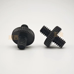 Nhà sản xuất Vít liên tuyến Inch màu trắng đen 1 / 4 Camera Tấm tháo nhanh Chuyển đổi hai đầu Niken @ -101708