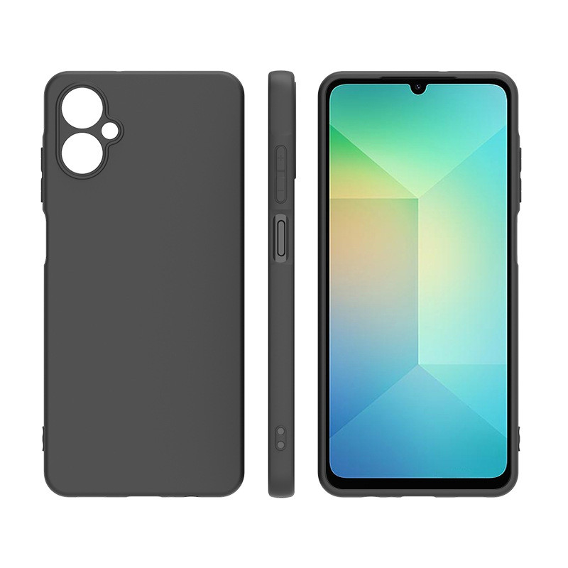 Dành Cho Samsung A06 5G Ốp điện thoại TPU Mềm Mỏng Đen Mờ Silicon Dành Cho Samsung Galaxy A06 5G SM-A066M Ốp điện thoại A 06 5G Ốp điện thoại