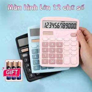 Máy Tính Bỏ Túi Cầm Tay DX-837B Sử Dụng Năng Lượng Mặt Trời T2PVN28066Năng lượng kép