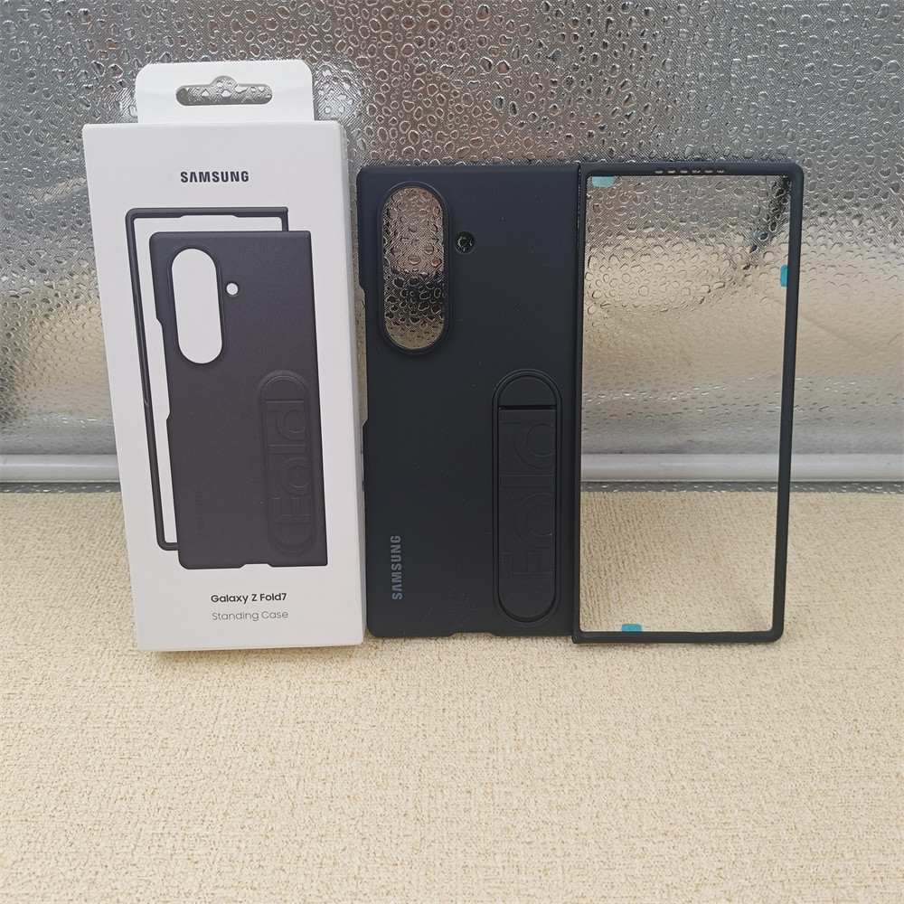 Ốp lưng Samsung Chính Hãng Galaxy Z Fold 7 Siêu Mỏng Cảm Giác Đứng Ốp Lưng PC Chân Đế Gấp Z Fold7 Vỏ Bảo Vệ Toàn Diện Chống Rơi