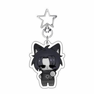 Acrylic Forsaken HOT Game Guest 1337 Noob Shedletsky John Doe c00lkidd Elliot Chibi Pendant KeyRing Gaming Keychains Gif
