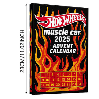 Hot Wheels Toy Car 2025 Chrismas Advent Calendar 24 days Toy Car