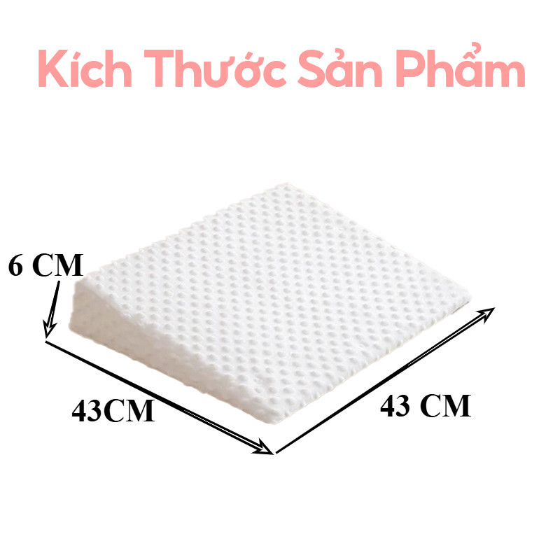 Đệm Chống Nôn Trớ,Chống Võng Lưng,Ngăn Ngừa Nôn Trớ Trẻ Sơ Sinh,Chất Liệu Thoáng Khí,giúp Trẻ Ngủ Ngon