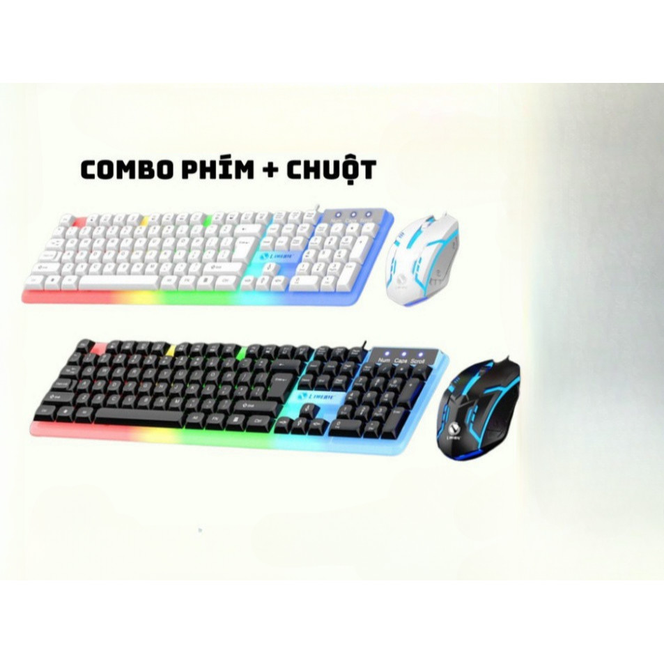 Bộ bàn phím và chuột GTX-350 Game Led 7 màu gaming mới nhất. | Shopee ...