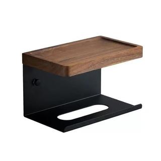 Sao BiểnHome Kim Loại Quả óc chó Gỗ Chắc Chắn Đục Lỗ Phòng Tắm Nhà Vệ Sinh Giấy Dán Tường Giấy Vệ Sinh Kệ Giấy