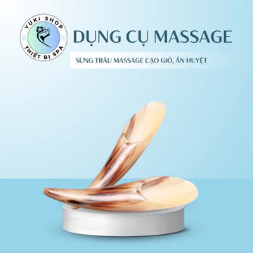 Dụng Cụ Massage Dụng Cụ Cạo Gió Sừng Trâu Loại 1 Giảm Căng Thẳng Dùng Trong Spa, Thẩm Mỹ Viện