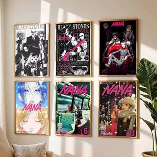 Anime N-NANA Shoujo Manga Poster Không Khung Tranh Canvas Nghệ Thuật Treo Tường Cho Phòng Khách Trang Trí Nhà Hiện Đại