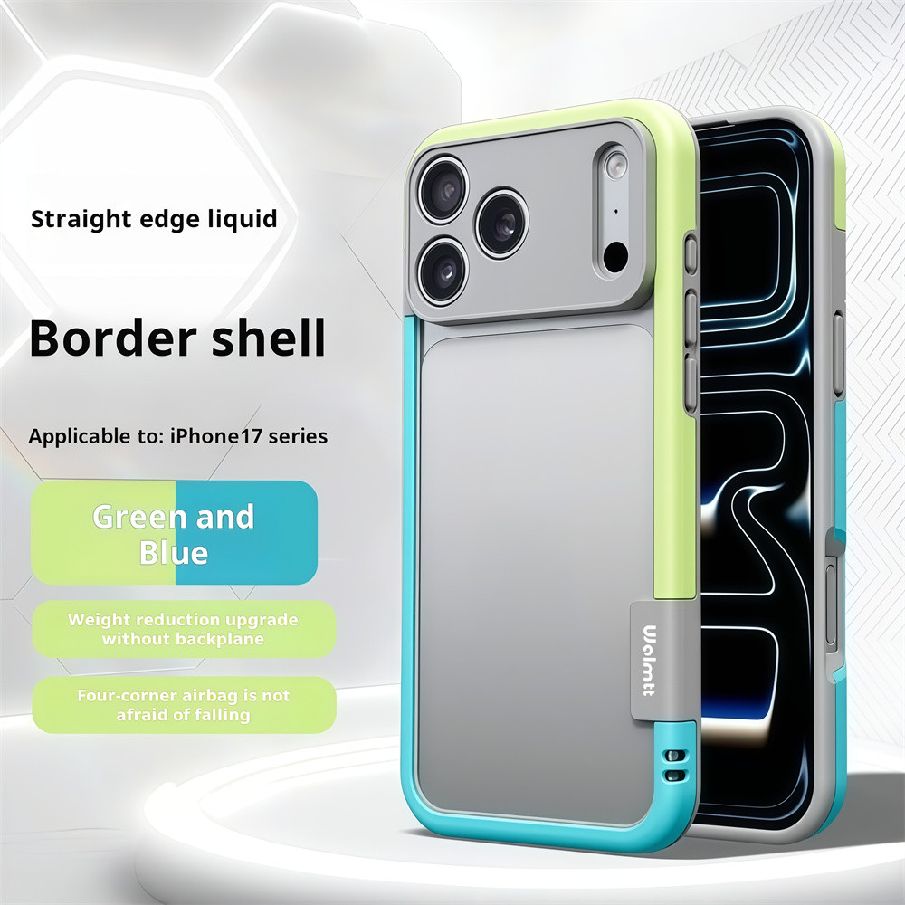 Ốp điện thoại viền màu sắc đơn giản và mỏng cho iPhone 17 Pro Max 12 13 14 15 16 pro max 15 16 plus Vỏ điện thoại di động chống trượt rỗng
