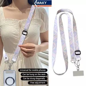 MAKY Đa Năng Có Thể Điều Chỉnh Dây Điện Thoại Di Động Cho Đeo Ngang Đơn Vai Treo Ne Dây Đeo Vỏ Điện Thoại Dây Chống Mất Dây VN