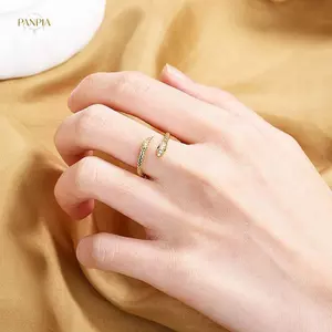PNPIA- Vintage Gothic Rắn Mở Nhẫn Có Thể Điều Chỉnh Cho Nữ Cá Tính Kim Loại Động Vật Nhẫn Thẩm Mỹ Phụ Kiện Trang Sức Quà Tặng
