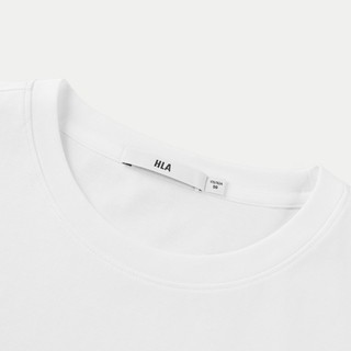 Áo thun nam HLA tay ngắn - Logo in Brave Creative Spirit mềm mại, thoáng mát