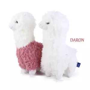 DARON Alpaca Sang Trọng Đồ Chơi 28cm Alpaca Trẻ Em Cotton Sang Trọng Gối Sinh Nhật Đồ Chơi Nhồi Bông