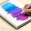 Sổ Vẽ Dùng Cho Vẽ Tranh Chuyên Nghiệp, Sổ A4 Lò Xo Giấy Dày Marker Chuyên Dụng Cho Học Sinh