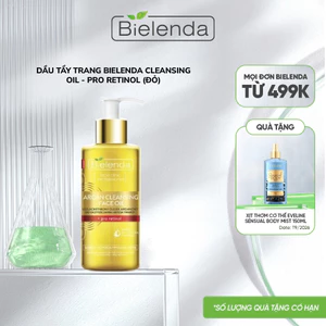 Dầu tẩy trang Bielenda Cleansing Oil Pro retinol làm sạch sâu, dưỡng ẩm, chống lão hóa cho da 140ml