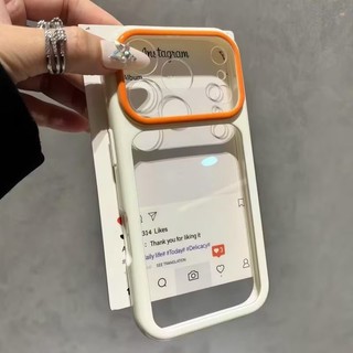Ốp điện thoại trong suốt màu Macaron dễ thương cho iPhone 17 16 15 14 Pro Max Ốp lưng silicon mềm chống sốc