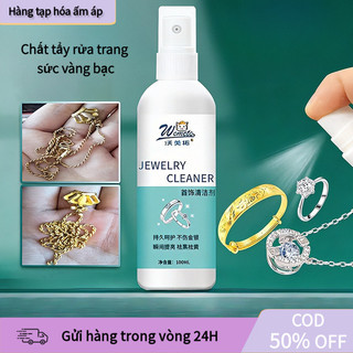 [COD] Dung Dịch Tẩy Ố Vàng Cho Bạc 100ml - Làm Sạch Như Mới