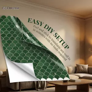GCDHome Tự Dính 3D Gạch Treo Tường PVC Chống Thấm Nước Cải Thiện Nhà Cửa Dễ Dàng Làm Sạch Trang Trí Cho Phòng Ngủ Phòng Tắm Nhà Bếp Tường HOT