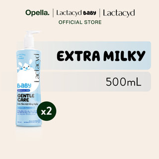 Bộ 2 chai Sữa Tắm Gội Trẻ Em Lactacyd Baby Gentle Care Bảo Vệ Dịu Nhẹ Cho Làn Da Nhạy Cảm 500ml/chai