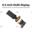 Vôn kế kỹ thuật số JUIC, Đồng hồ đo điện áp rộng 0-30V, Màn hình OLED siêu mỏng 0,5 inch chuyên nghiệp Bảng điều khiển Vôn kế DC Dự án điện tử