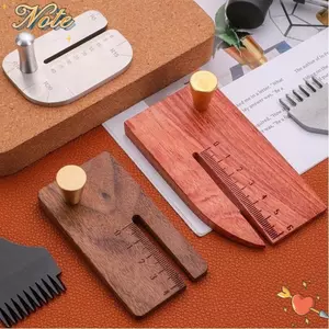NOTE1 Xay Da Gỗ, Dụng Cụ Cắt Da DIY Đa Năng, Dụng Cụ Thủ Công Móng Vuốt Thiết Kế Thép Không Gỉ Kéo Lên Prong Punch