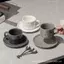 Retro Underglaze Màu Gốm Cà Phê Cốc Cà Phê Giá Trị Cao Cà Phê Có Đĩa Trà Chiều Cà Phê LPJL